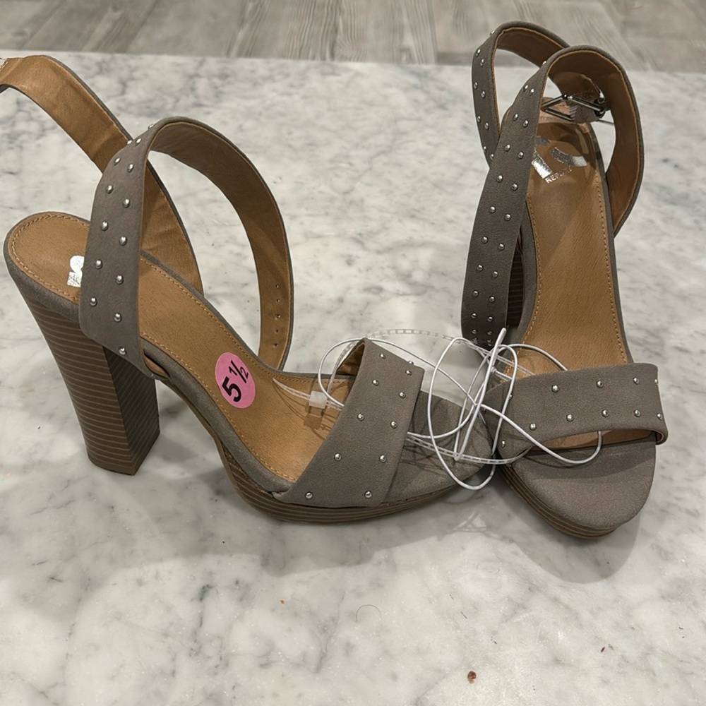 Brand New Taupe Wedges